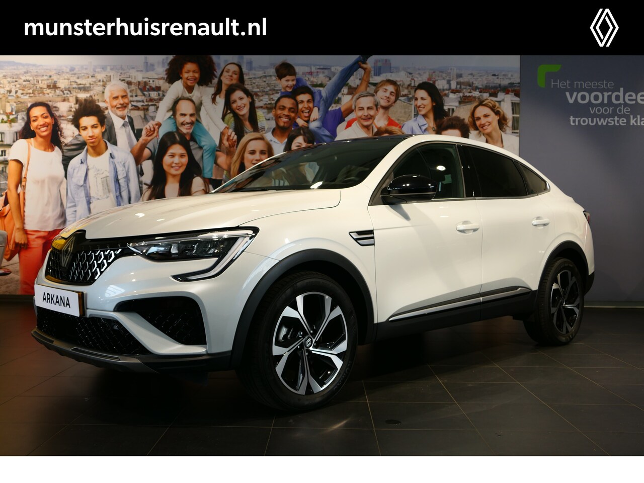 Renault Arkana - 1.6 E-Tech hybrid 145 techno - Cruise, Camera, Sensoren V+A - AutoWereld.nl