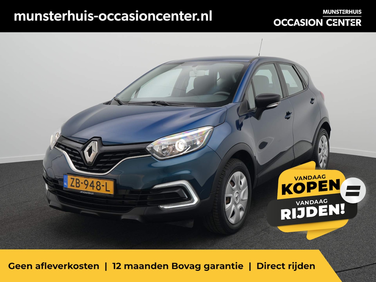 Renault Captur - TCe 90 Life - Airco - Eerste Eigenaar - Lage Kilometerstand - AutoWereld.nl