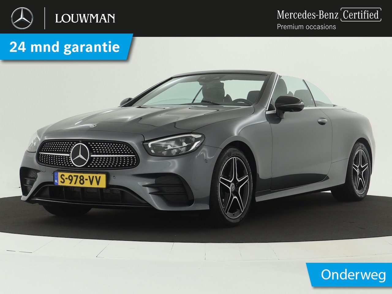 Mercedes-Benz E-klasse Cabrio - 200 AMG Line | Sfeerverlichting | Burmester Soundsystem | Elektrische stoelverstelling | N - AutoWereld.nl