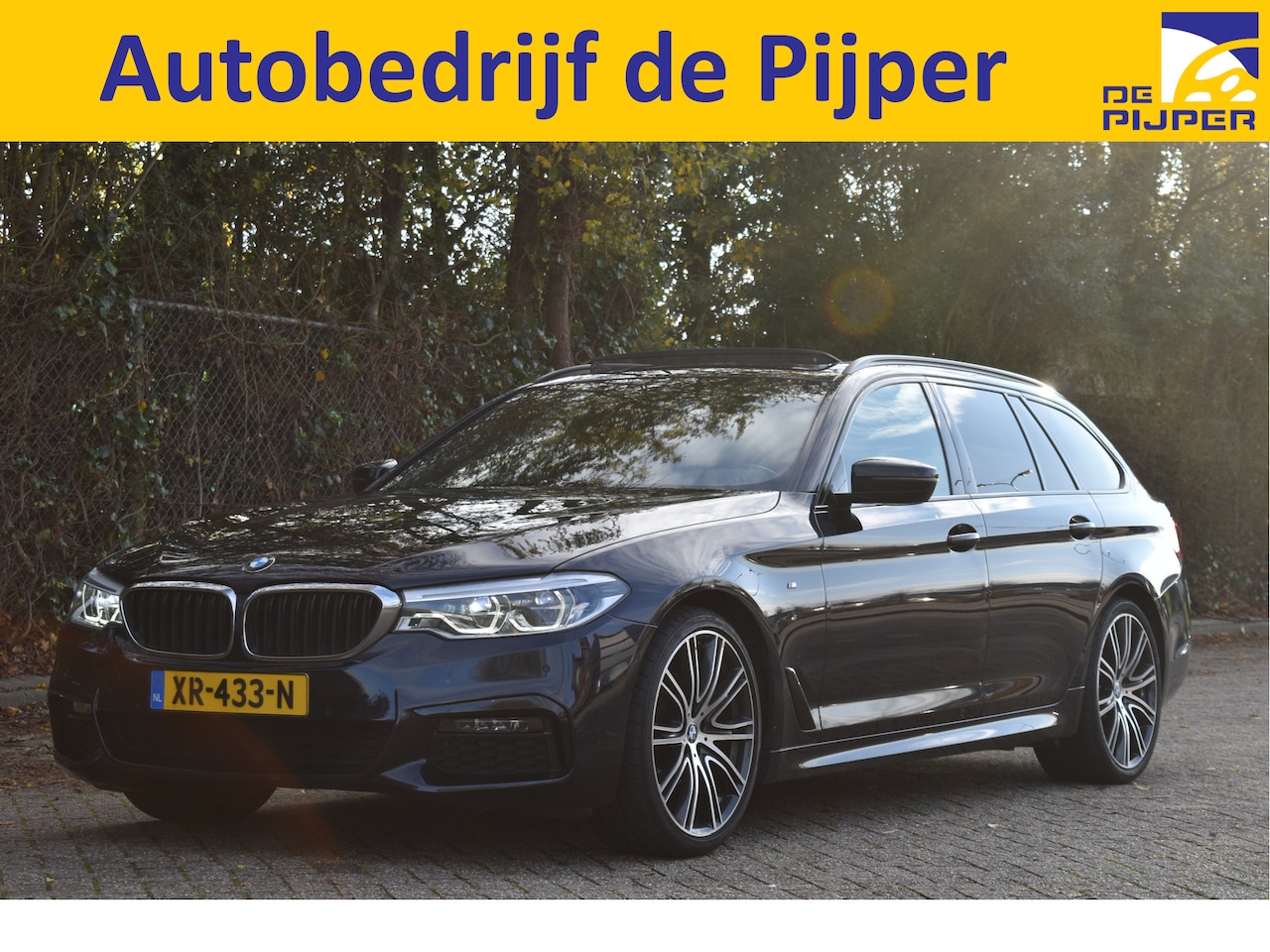 BMW 5-serie Touring - 520i High Executive M-Sport | NL-auto | Elekt.haak | Pano.dak | Headup | Leder dakota | Sf - AutoWereld.nl