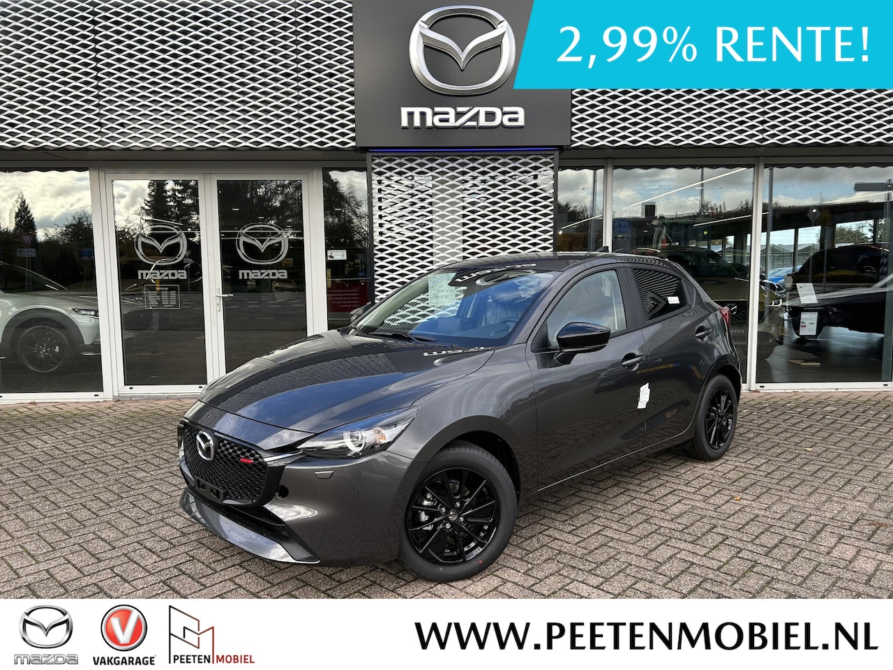 Mazda 2 - 1.5 e-SkyActiv-G 90 Homura | VOORDEEL € 2.850,-! | VERSCHILLENDE KLEUREN | Apple Carplay / - AutoWereld.nl