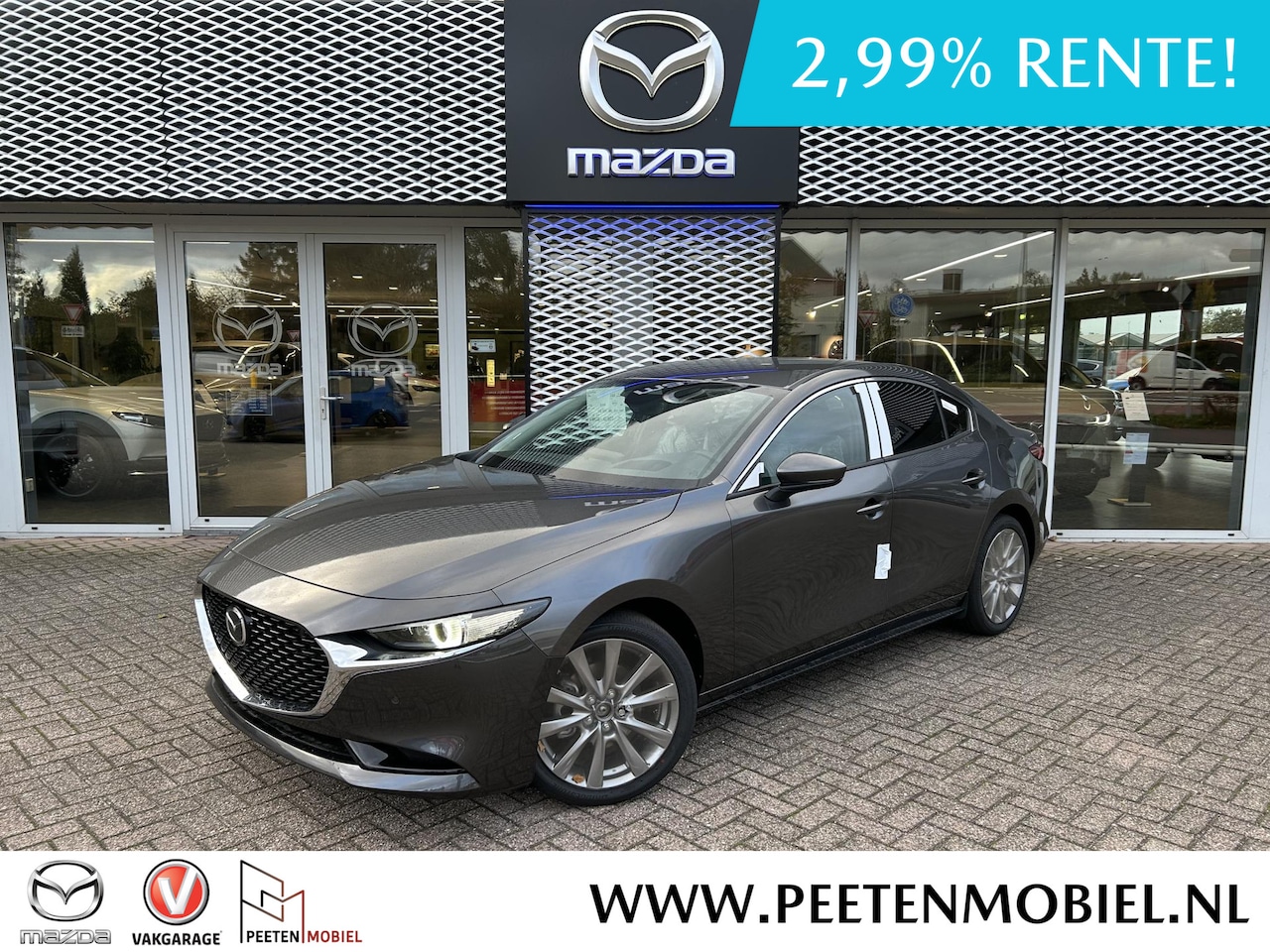 Mazda 3 - 2.0 e-SkyActiv-G M Hybrid 150 Exclusive-line - AutoWereld.nl