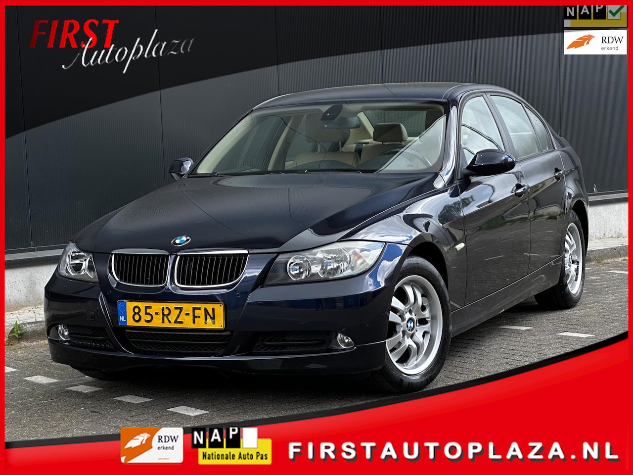 BMW 3-serie - 320i Dynamic Executive LEDER/NAVI/6-BAK/AIRCO/CRUISE | NETTE AUTO ! - AutoWereld.nl