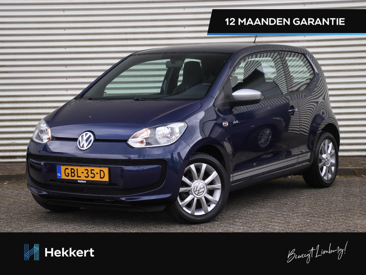 Volkswagen Up! - Club Up! 1.0 BlueMotion 60pk 15''LM | RADIO | AIRCO | 70.000KM | AUX | 12 MND GARANTIE - AutoWereld.nl