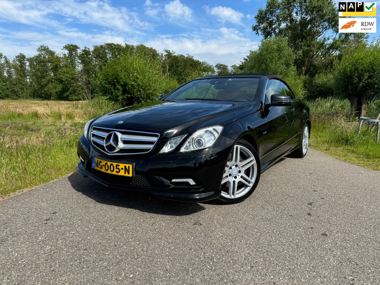 Mercedes-Benz E-klasse Cabrio - 350 CGI Elegance / Automaat / Cabrio / Leder / 18"LM Velgen / Navigatie / Camera / Stoelve - AutoWereld.nl