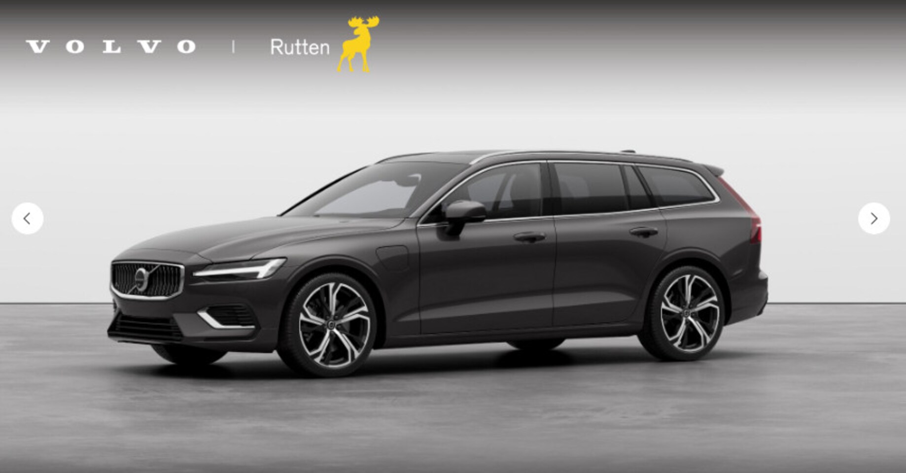 Volvo V60 - T6 350PK Recharge AWD Ultra Bright / Google Services / Visual Park Assist / Head-up Displa - AutoWereld.nl