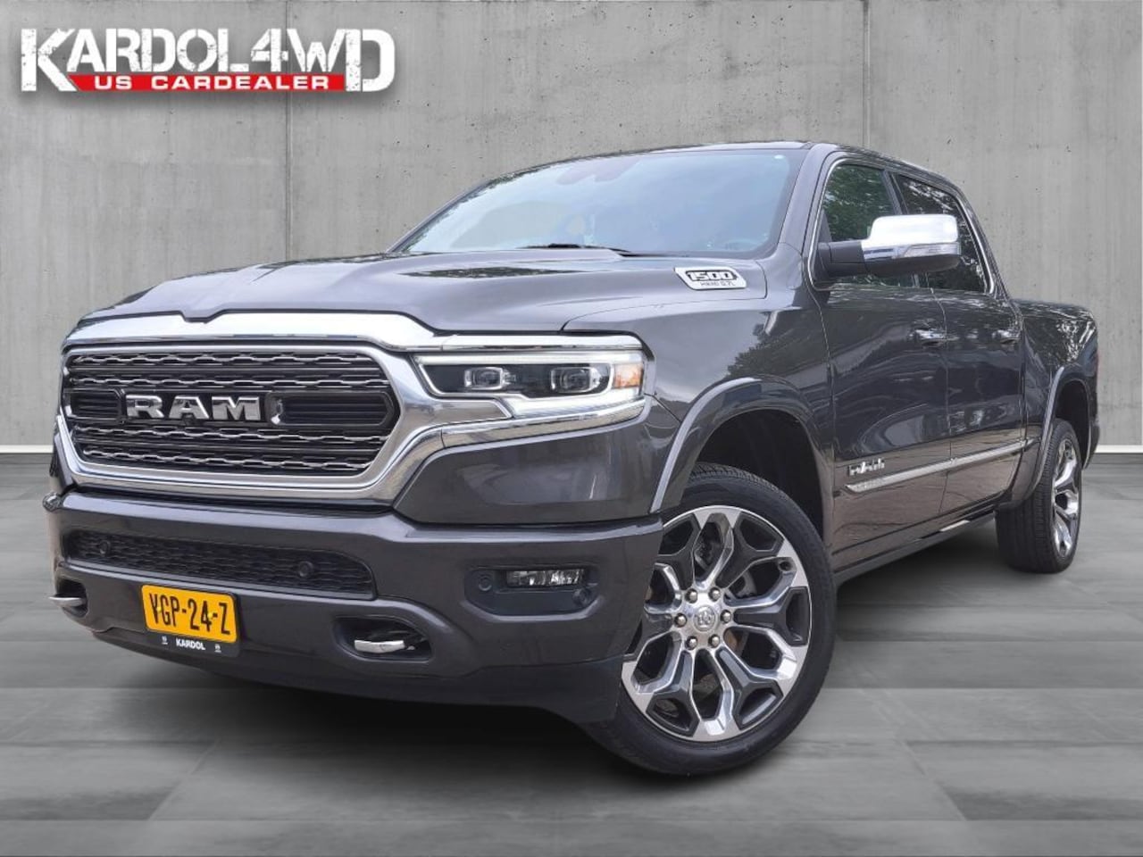 Dodge Ram 1500 - 5.7 V8 4x4 Crew Cab Limited| Bakflip | Panoramadak | elect. Treeplanken | 360gr camera | - AutoWereld.nl