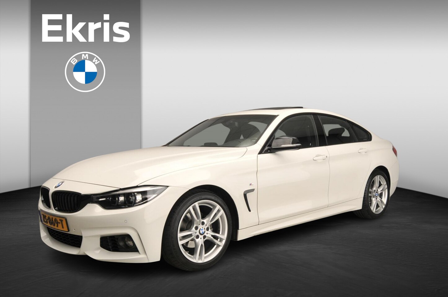 BMW 4-serie Gran Coupé - 418i M-Sportpakket / LED / Leder / Navigatie / Schuifdak / Sportstoelen / Shadow line / Al - AutoWereld.nl