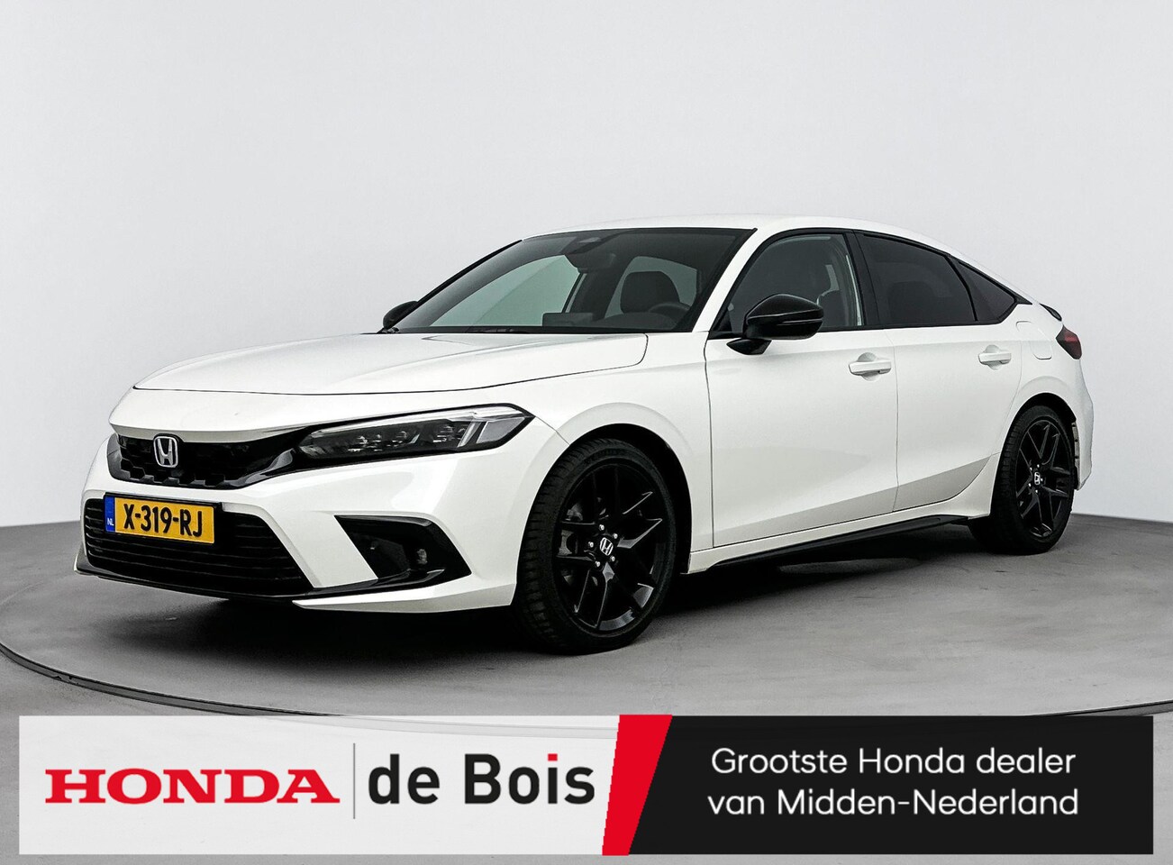 Honda Civic - 2.0 e:HEV Sport | 184 PK | 18 Inch | High gloss black | Spoiler | Navigatie | Camera | Hal - AutoWereld.nl