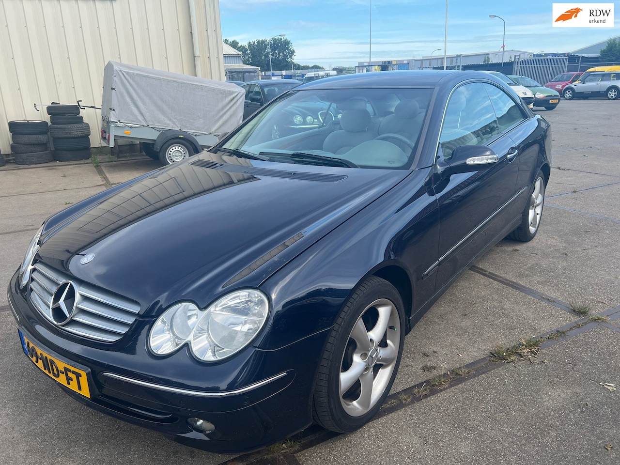 Mercedes-Benz CLK-klasse Coupé - 200 K. Elegance Inruil Mogelijk - AutoWereld.nl