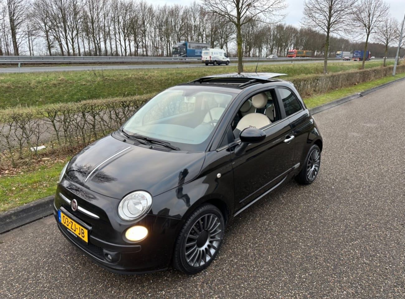 Fiat 500 - 1.4 Sport Panorama dak Airco Interieur 2016 - AutoWereld.nl