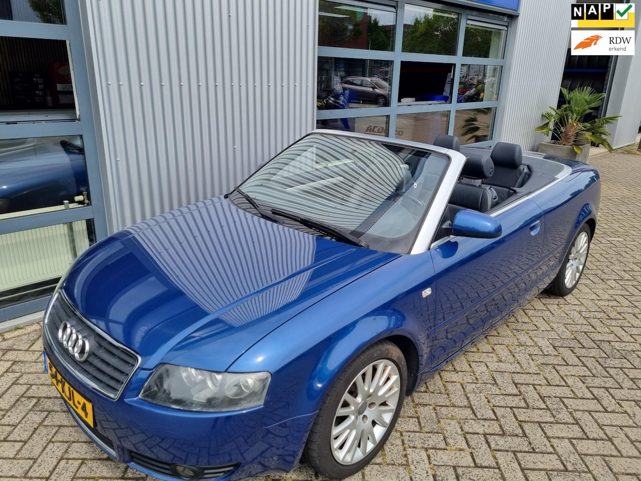 Audi A4 Cabriolet - 1.8 Turbo/ airco / stoelverwarming / leder - AutoWereld.nl