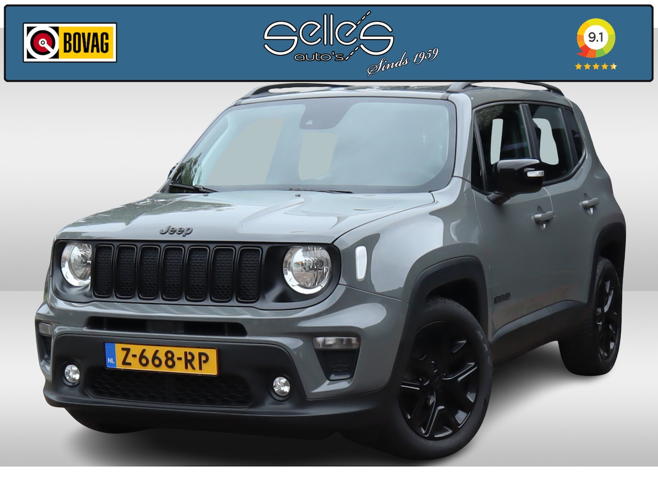 Jeep Renegade - 1.0T Night Eagle | Climate Control | Keyless | Apple Carplay & Android Auto - AutoWereld.nl