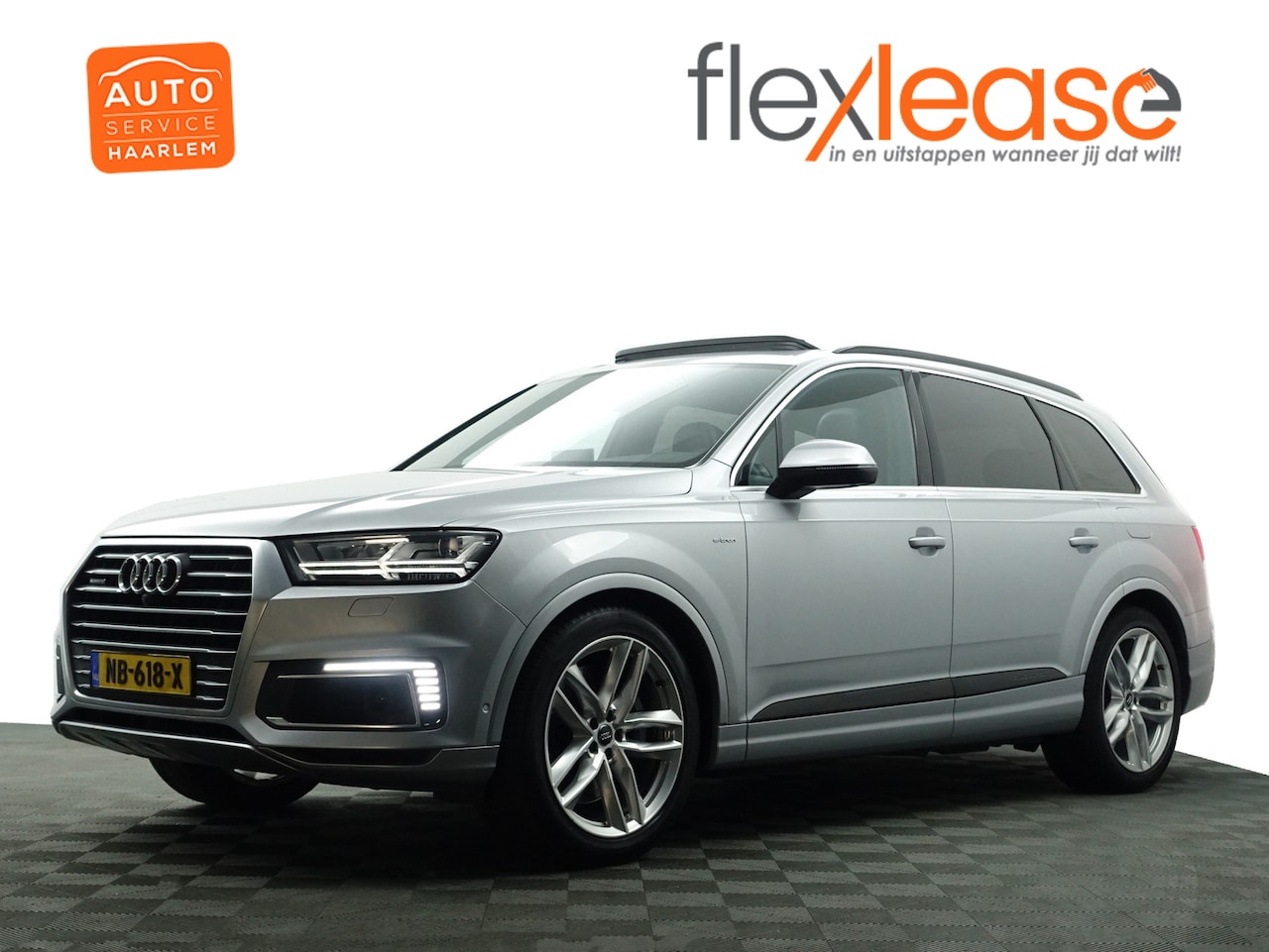 Audi Q7 - 3.0 TDI e-tron Quattro S Line+ Aut- Panoramadak, Sfeerverlichting, 360 Camera, Standkachel - AutoWereld.nl