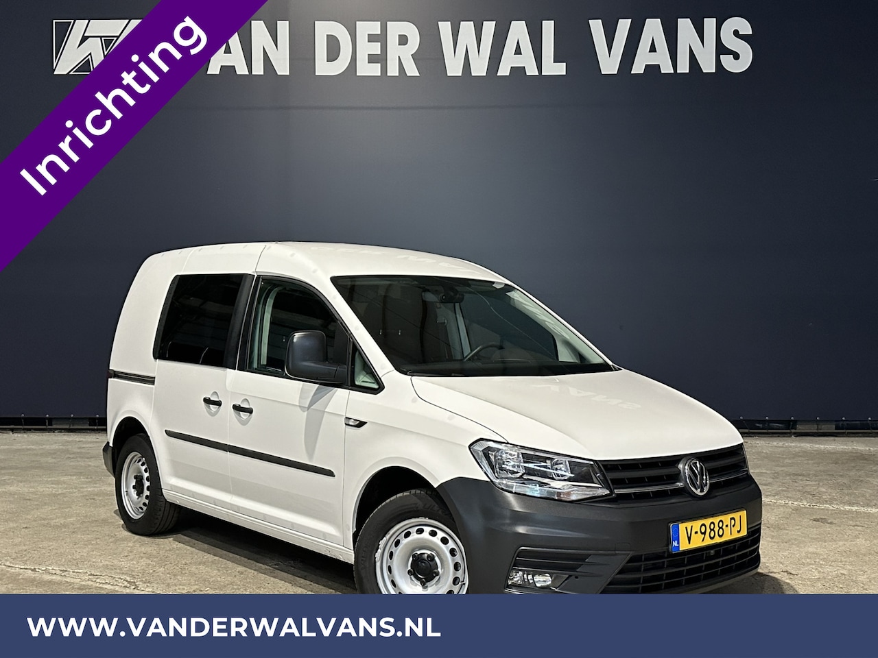 Volkswagen Caddy - 2.0 TDI L1H1 inrichting Euro6 Airco | Cruisecontrol | Trekhaak | Parkeersensoren zijdeur, - AutoWereld.nl