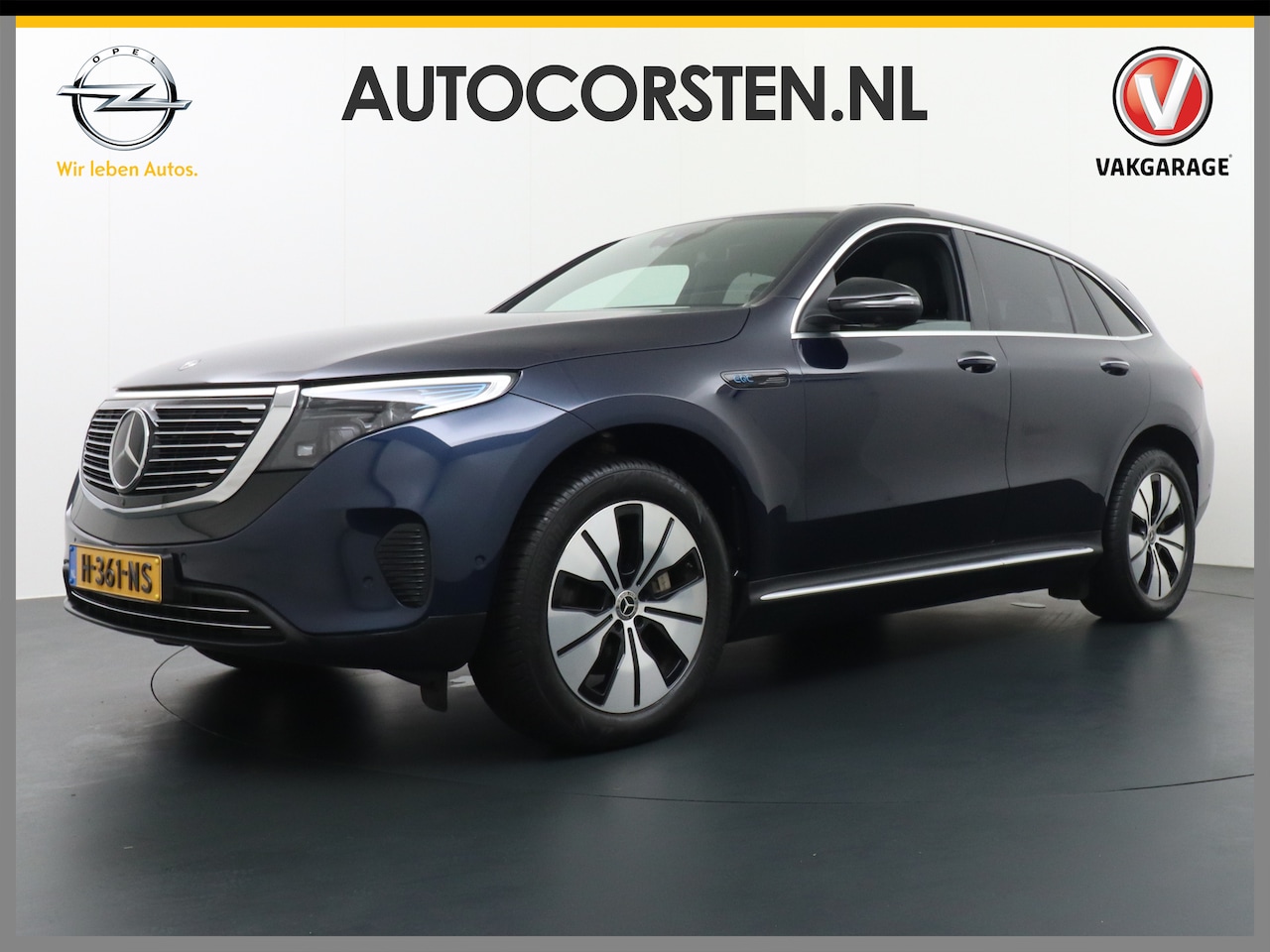 Mercedes-Benz EQC - 400 4MATIC 408pk 706Nm Premium 80 kWh Leer Burmester Connect20High Matrix Led El.Klep 19"l - AutoWereld.nl