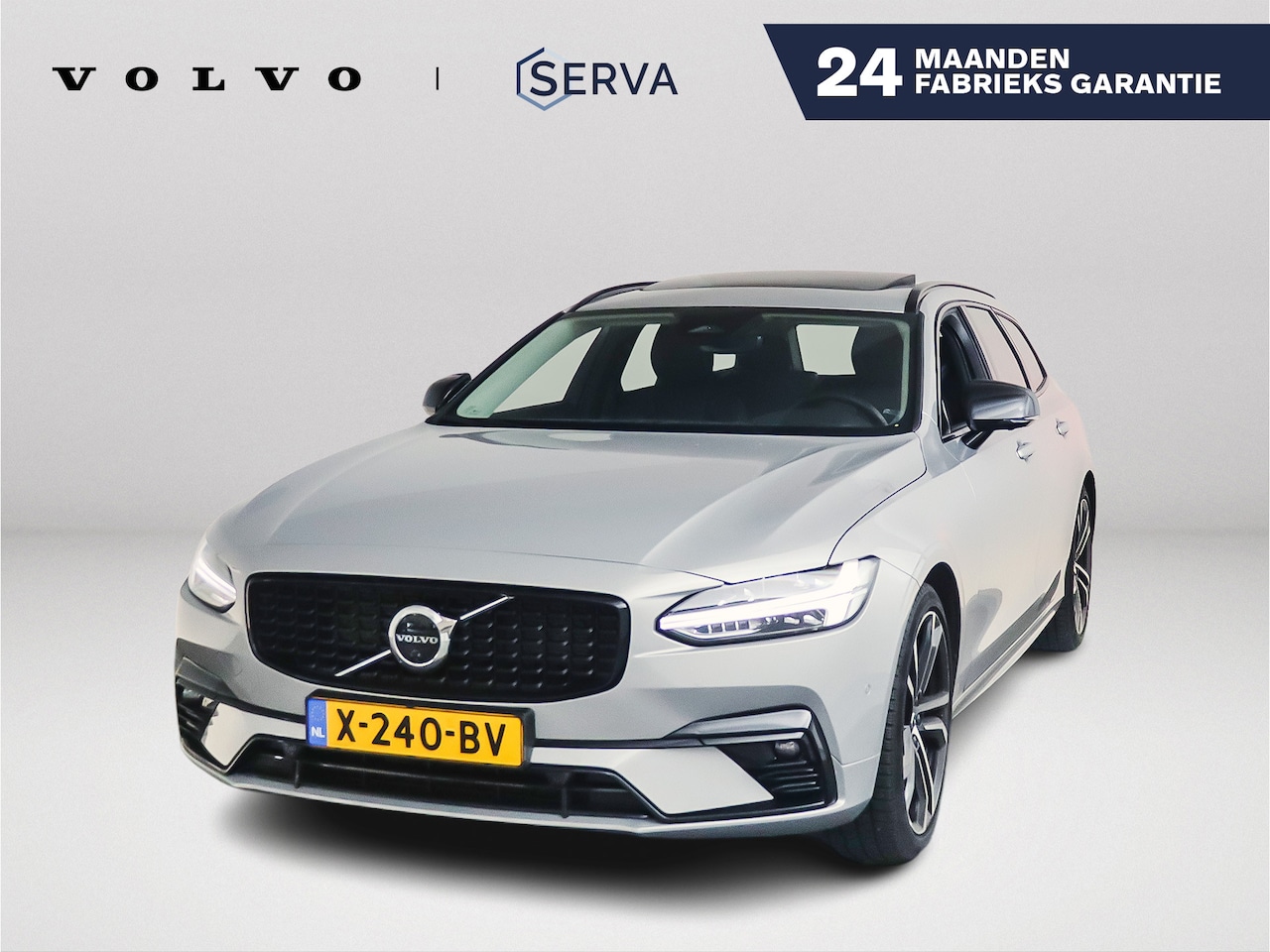 Volvo V90 - B5 Ultimate Dark | Panoramadak | Harman Kardon | 360º camera - AutoWereld.nl