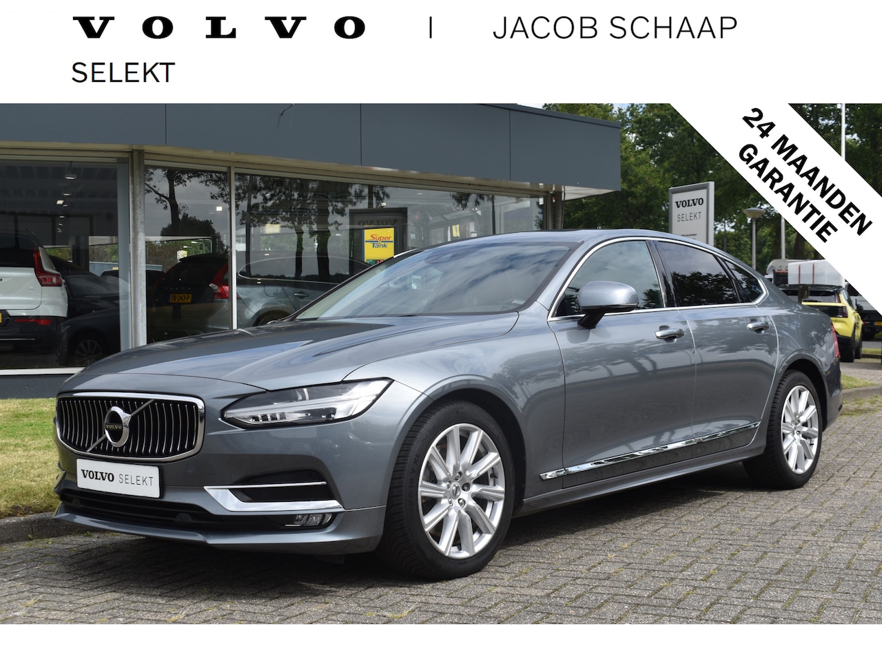 Volvo S90 - T4 190PK Automaat Business Luxury + | Panoramadak | Head up display | Stoelverwarming | AC - AutoWereld.nl