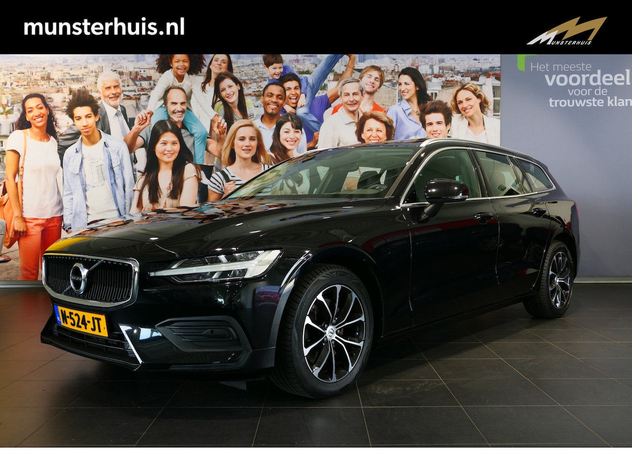 Volvo V60 - 2.0 B3 Momentum Business - Panoramadak, Stoel en stuurverwarming, Addaptive Cruise - AutoWereld.nl