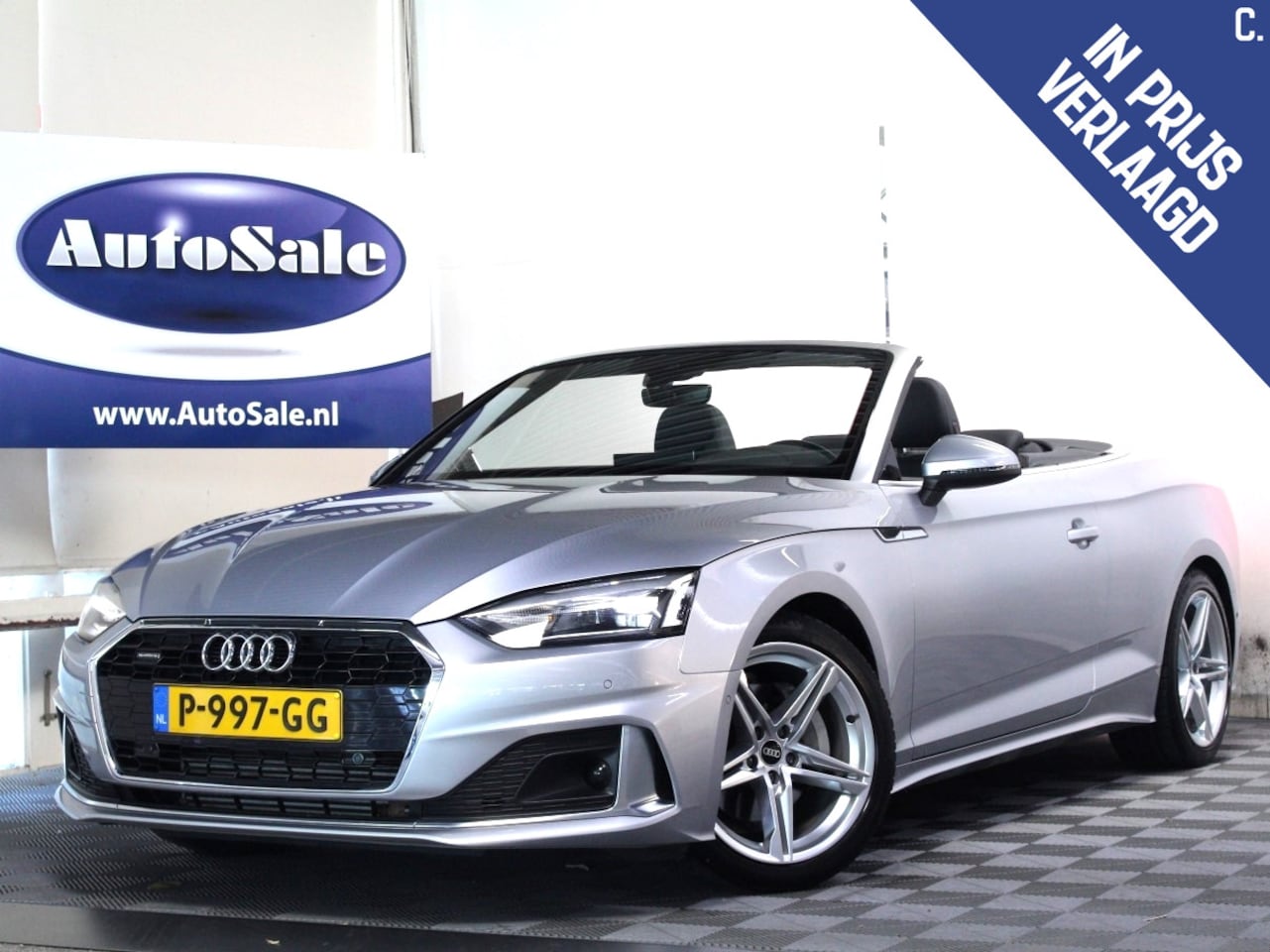 Audi A5 Cabriolet - 40 TFSI Quattro S-Line CARPLAY LEDER VIRTUAL CAMERA '21 - AutoWereld.nl