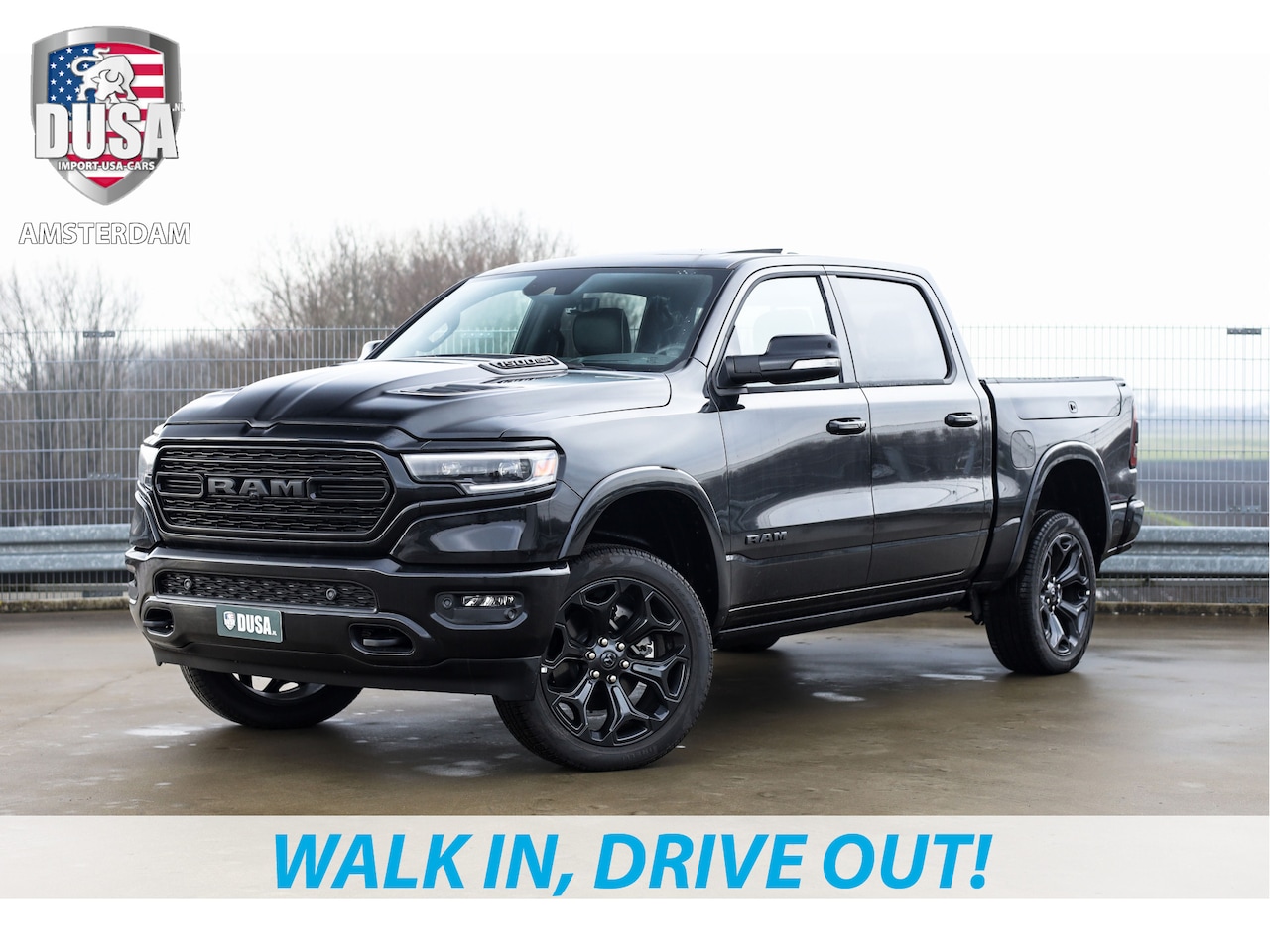 Dodge Ram 1500 - Limited 5.7 V8 HEMI Night Edition / RAM Box / Panoramadak  / Luchtvering - AutoWereld.nl