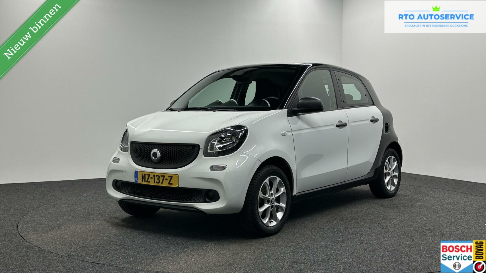 Smart Forfour - 1.0 Pure|Airco|Cruise|NAP|Weinig KM's| - AutoWereld.nl