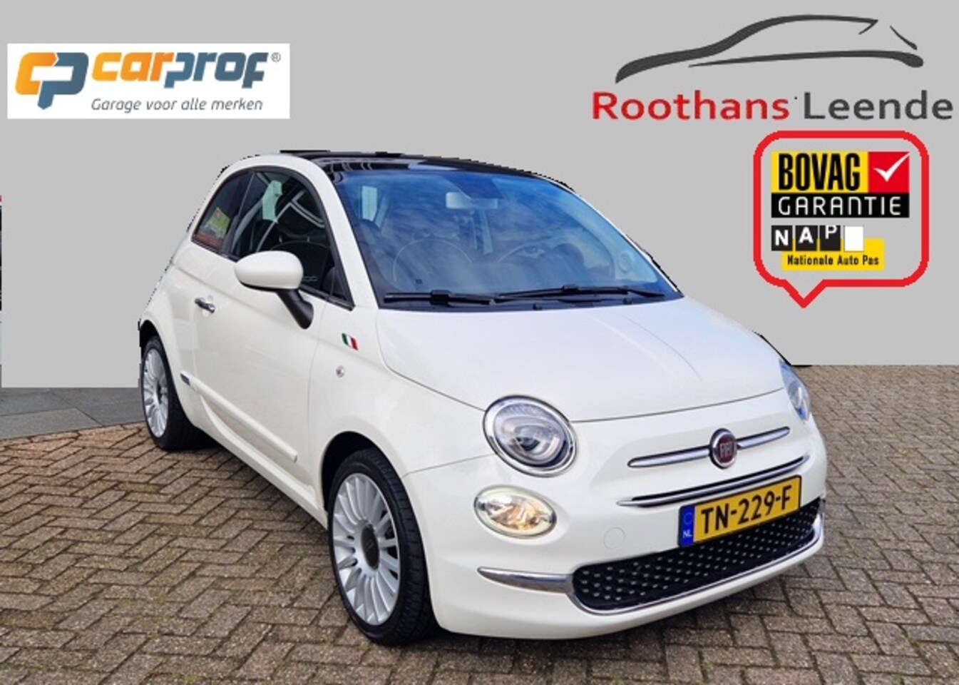 Fiat 500 - TwinAir Turbo 80pk Lounge | Panoramadak | Clima | Navi - AutoWereld.nl