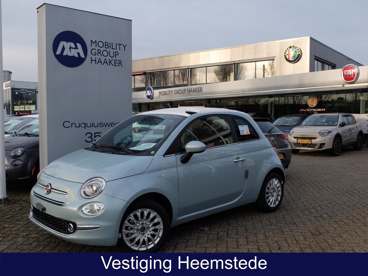 Fiat 500 C - Cabrio Dolcevita Hybride Carplay/Android Auto - AutoWereld.nl