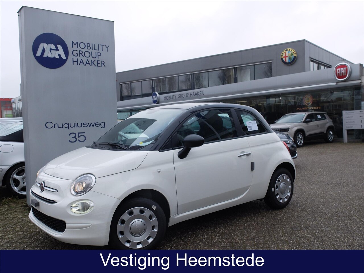 Fiat 500 - 1.0 Hybrid 70pk - DIRECT LEVERBAAR - AutoWereld.nl