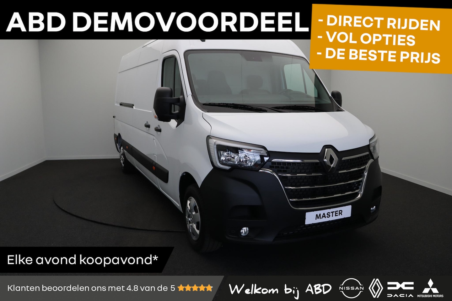 Renault Master - T35 2.3 dCi 135 L3H2 Work Edition | BPM Voordeel | Hoge korting | Lage rente | Direct rijd - AutoWereld.nl