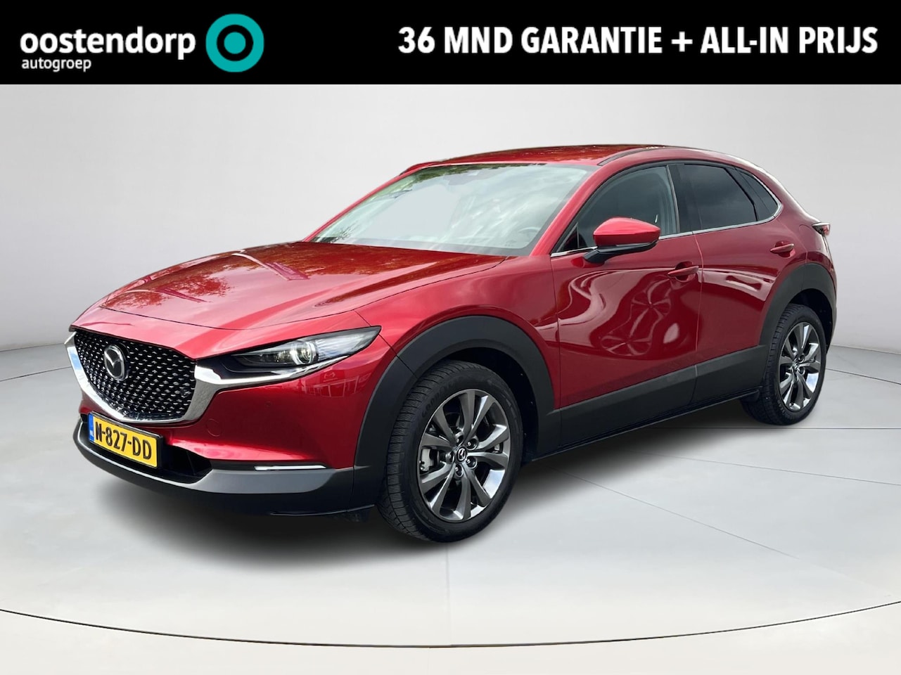 Mazda CX-30 - 2.0 e-SkyActiv-X M Hybrid Luxury | Automaat | Bose-premium | Leder | 3 JAAR GARANTIE ! | - AutoWereld.nl