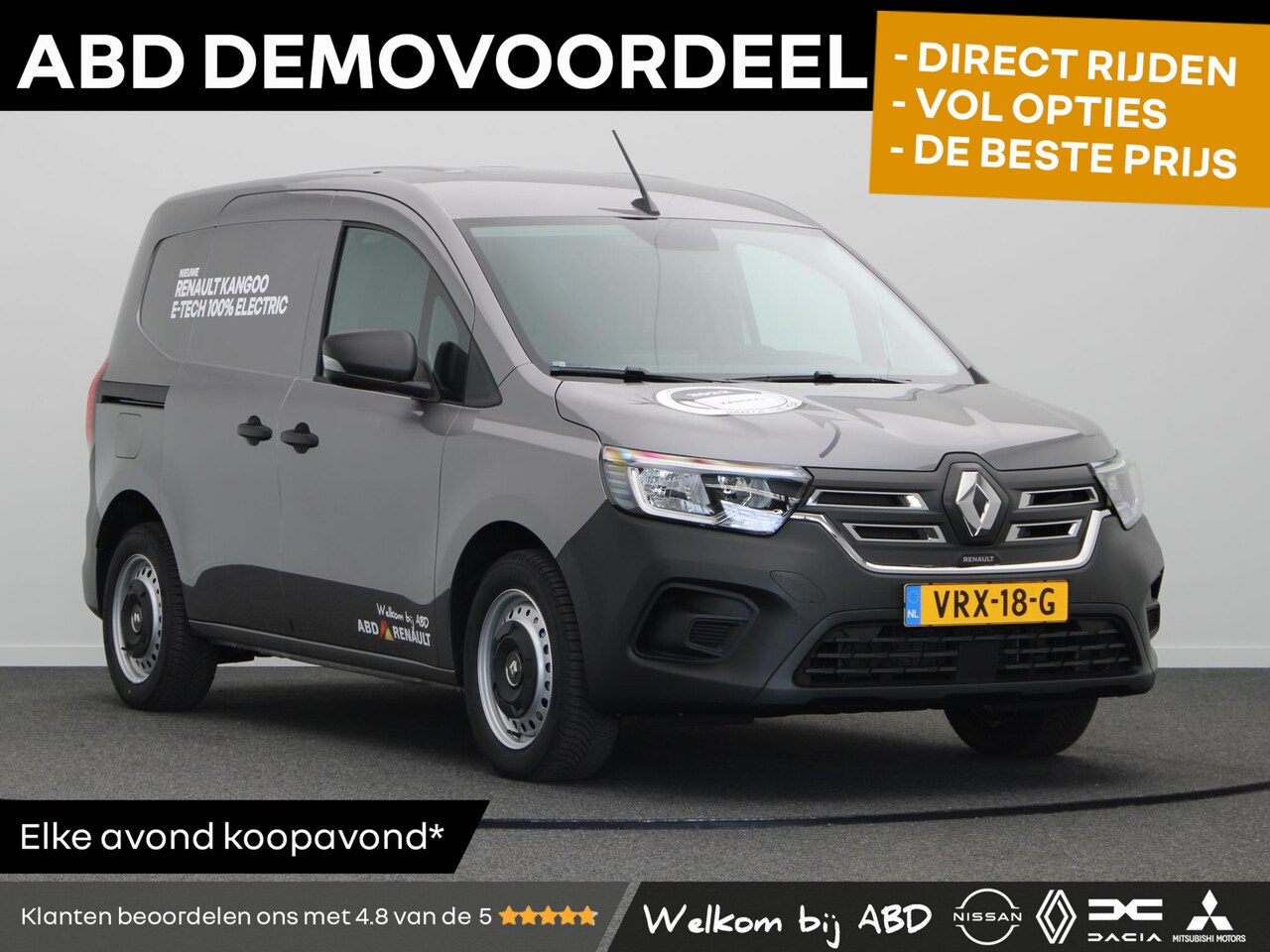 Renault Kangoo E-Tech - Advance 22kW | Direct leverbaar! | Betimmering | 300km WLTP | 1500kg trekgewicht | 80kwh s - AutoWereld.nl