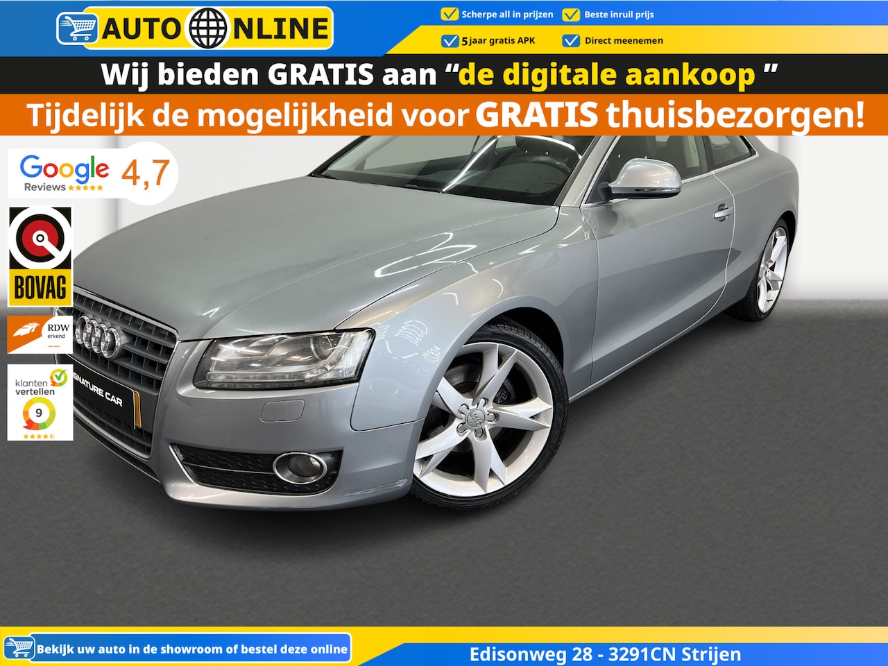 Audi A5 Coupé - 1.8 TFSI Pro Line 1.8 TFSI Pro Line - AutoWereld.nl