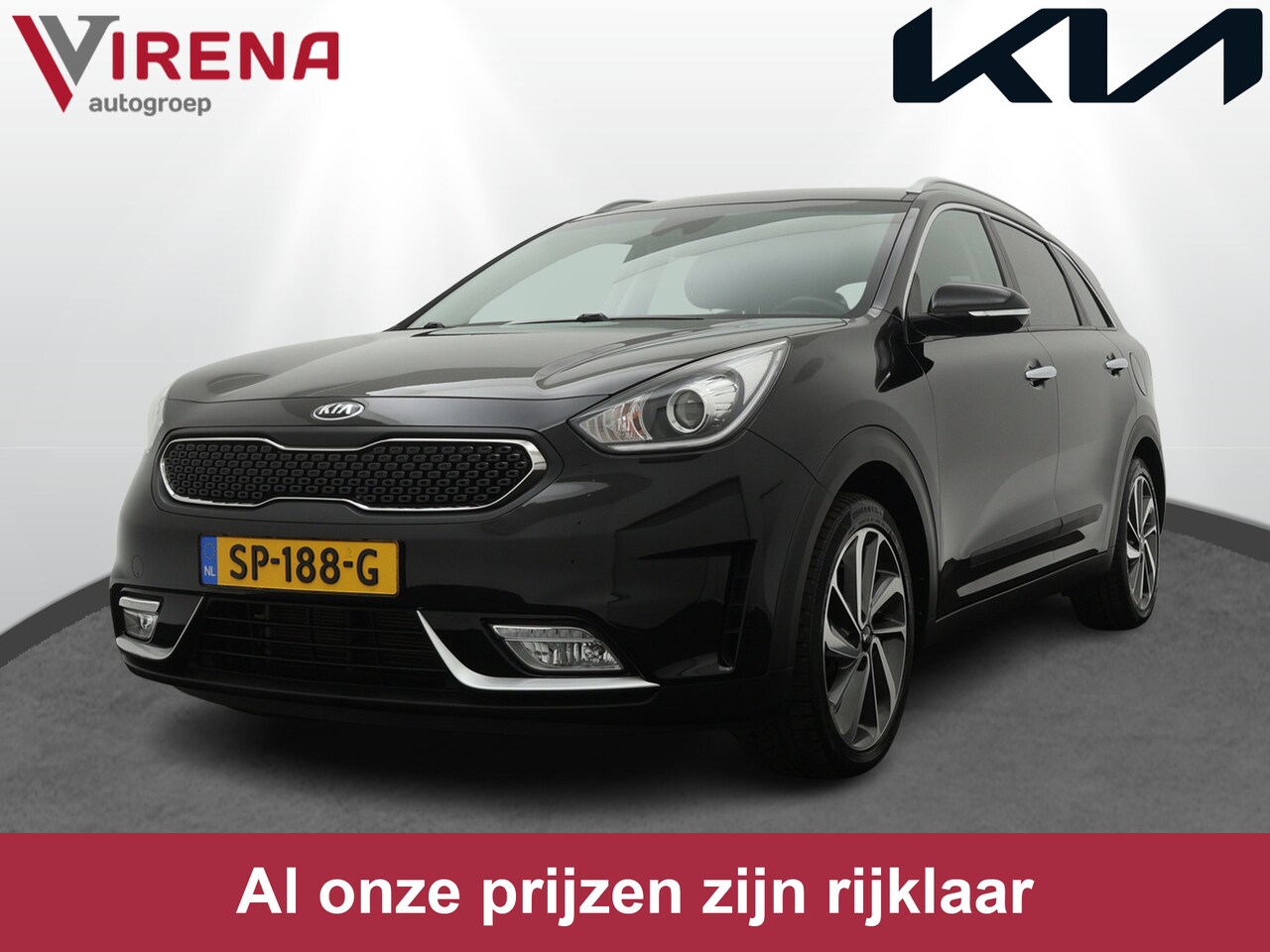 Kia Niro - 1.6 GDi Hybrid Design Edition - Navigatie - Open dak - Stoelverwarming - 18" Lichtmetalen - AutoWereld.nl