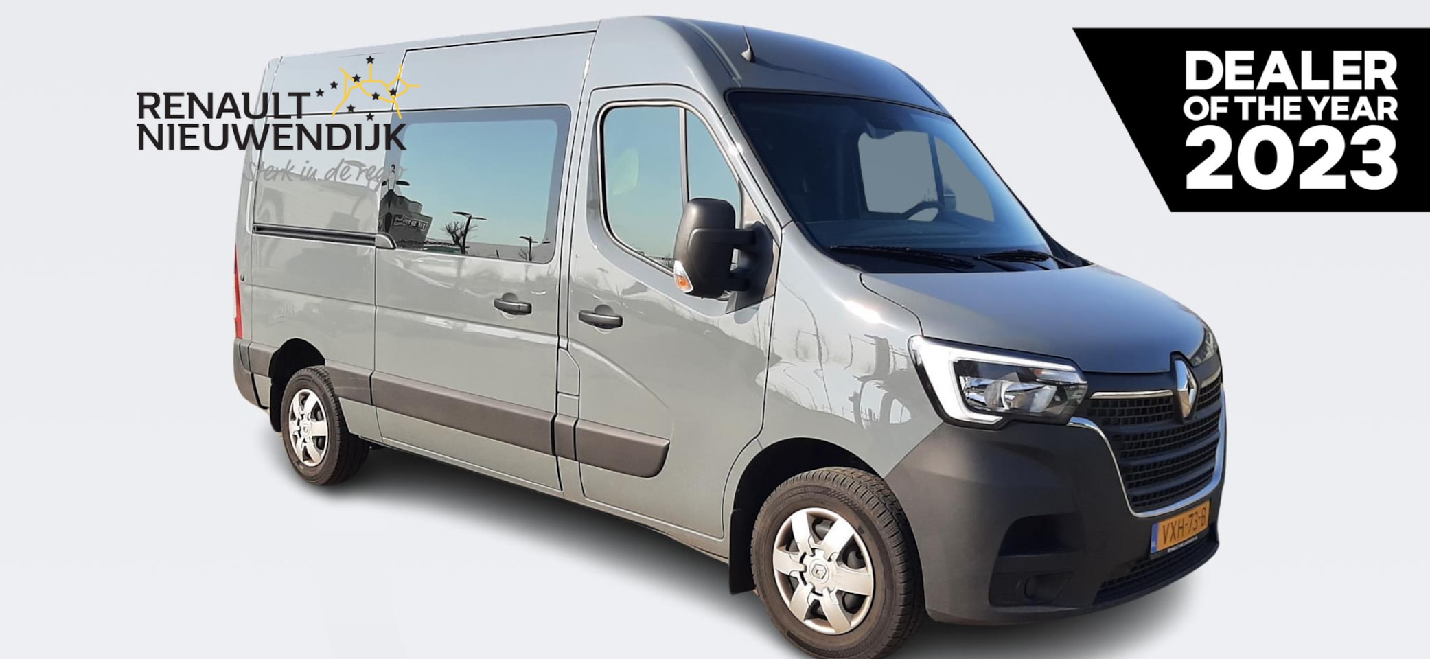 Renault Master - T35 2.3 dCi 150 L2H2 Energy Comfort NAVIGATIE / PARKEERSENSOREN+CAMERA / AIRCO / ALL SEASO - AutoWereld.nl