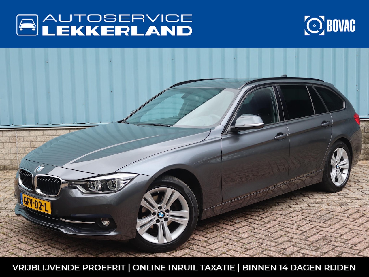 BMW 3-serie Touring - Sport Edition 320i 184pk VOLAUTOMAAT | NAVI | SCHUIF/KANTELDAK | STOEL + STUURVERW. | - AutoWereld.nl