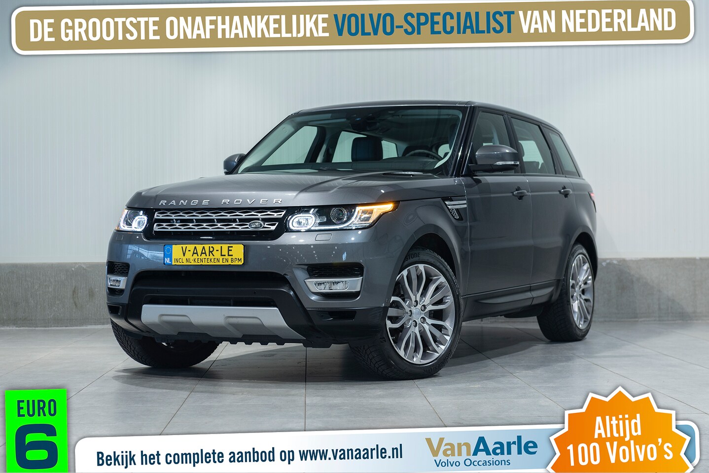 Land Rover Range Rover Sport - Euro6 3.0 TDV6 5pers. HSE INCL.BTW / PERS.AUTO Navigatie Leder 249pk - AutoWereld.nl