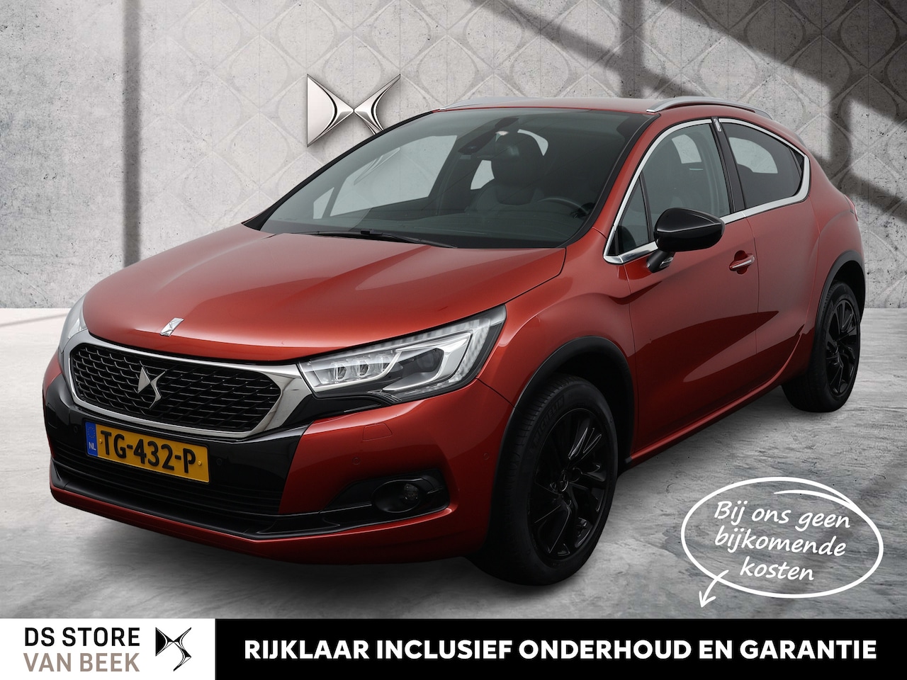 DS 4 Crossback - PureTech 130pk Chic | RIJKLAAR | Full LED koplampen | Trekhaak | - AutoWereld.nl