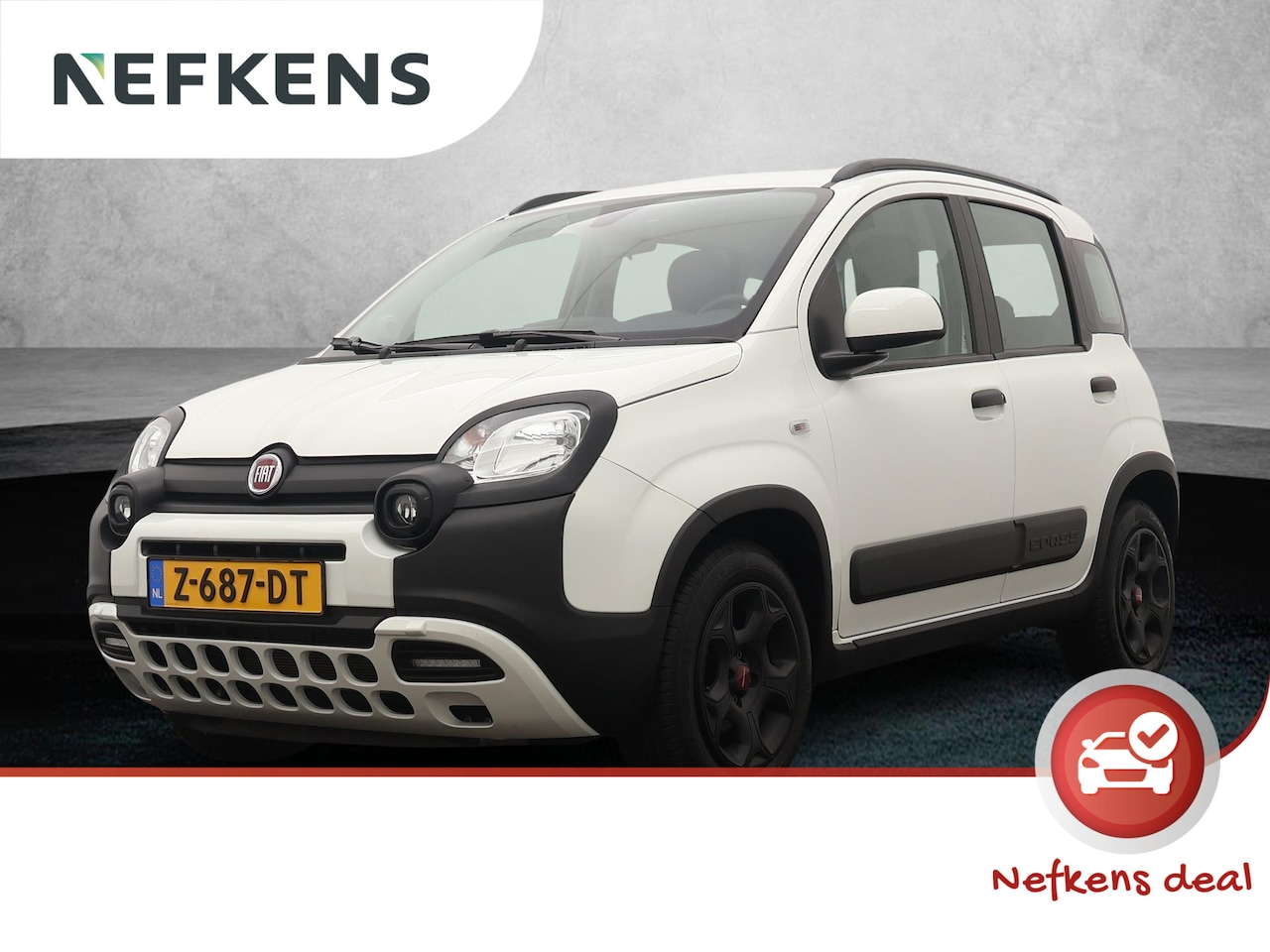 Fiat Panda - Hybrid Cross 70pk | Navigatie Via AppleCarPlay/AndroidAuto | Bluetooth | Climate Control | - AutoWereld.nl