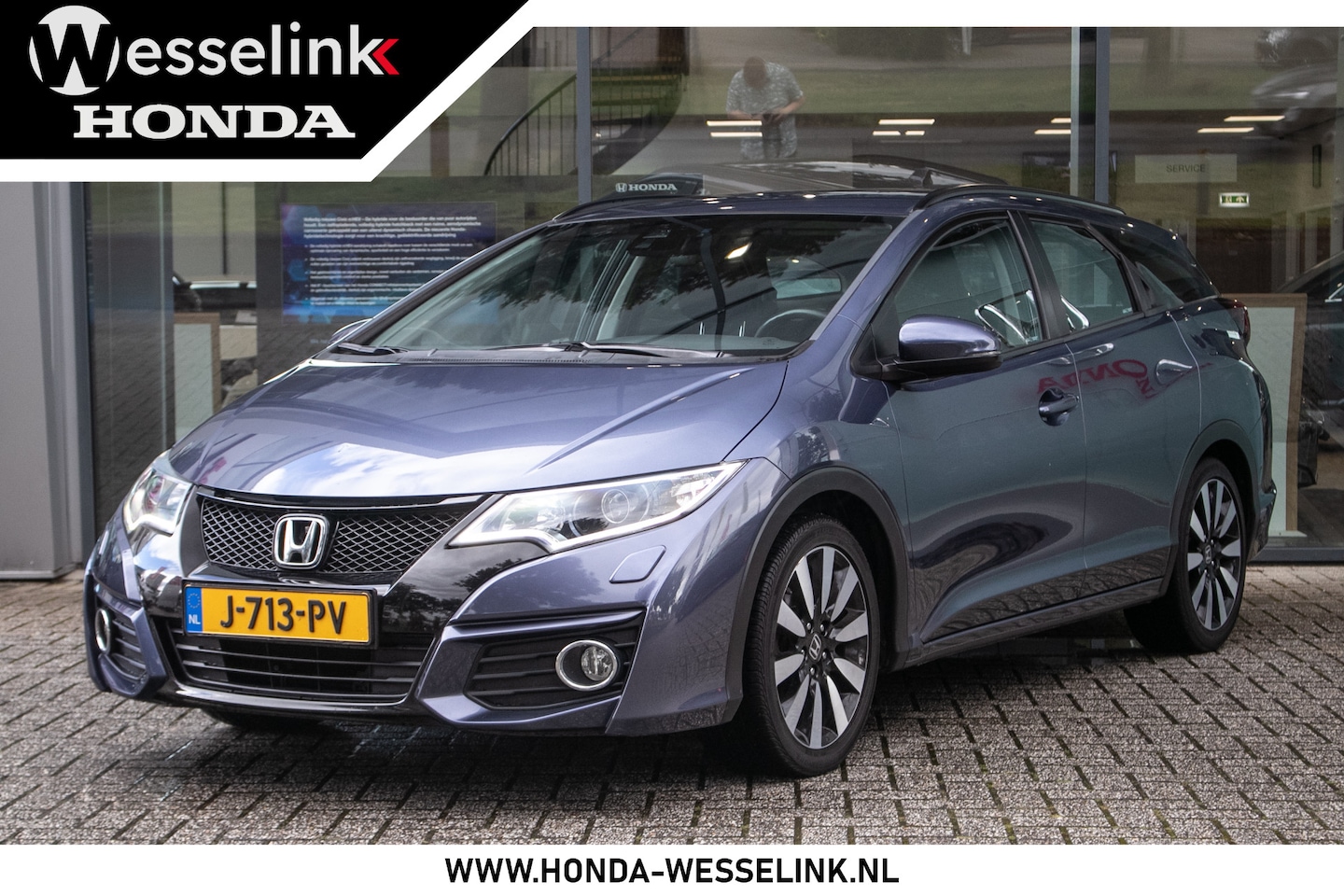 Honda Civic Tourer - 1.8 Elegance -All in rijklaarprijs | Trekhaak | Navi | Cruise - AutoWereld.nl