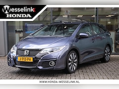 Honda Civic Tourer - 1.8i-Vtec Elegance -All in rijklaarprijs | Trekhaak | Navi | Cruise | 12 mnd Bovag