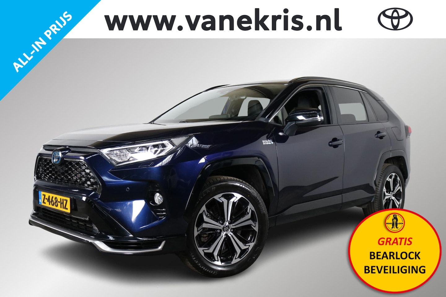 Toyota RAV4 - 2.5 Plug in Hybrid Bi-Tone, Trekhaak, Bearlock , Dode hoek waarschuwing, DAB - AutoWereld.nl