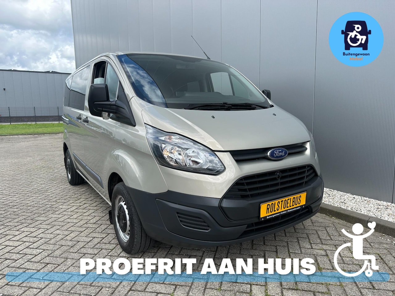 Ford Transit Custom - Rolstoelbus Airco | Laag Model 2.2 - AutoWereld.nl