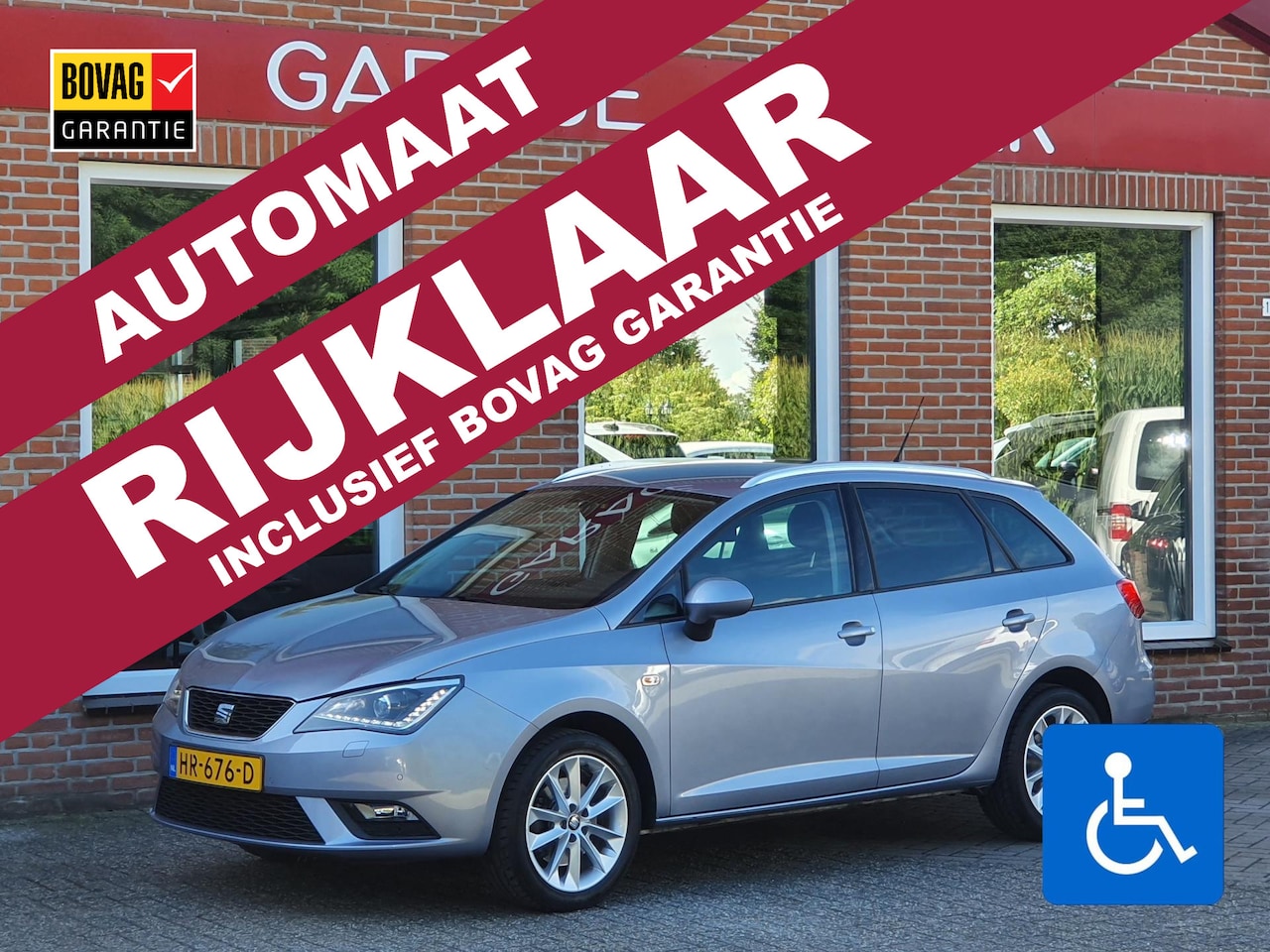 Seat Ibiza ST - 1.0 EcoTSI Style Connect AUTOMAAT HANDGAS/REM, clima, cruise, navi, pdc, carplay RIJKLAAR - AutoWereld.nl