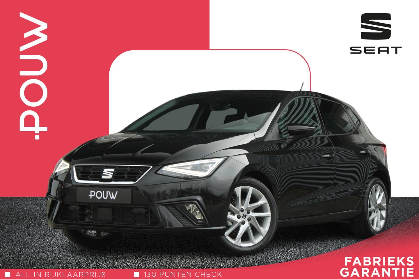 Seat Ibiza - 1.0 TSI 95pk FR Business Connect | Achteruitrijcamera | 17" Velgen - AutoWereld.nl