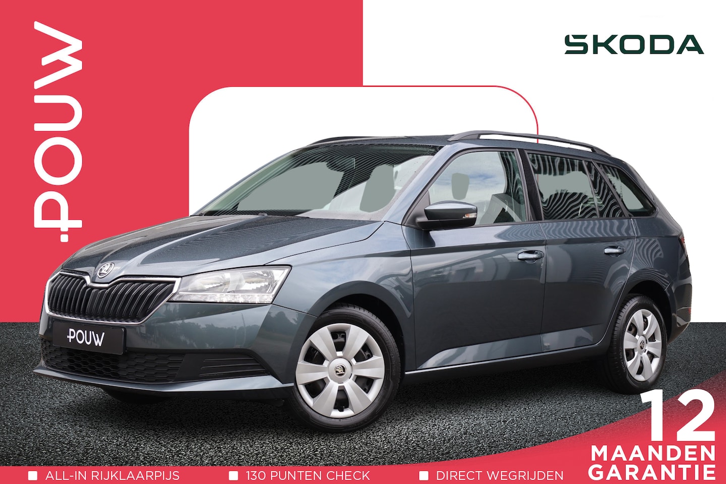 Skoda Fabia Combi - 1.0 TSI 95pk Active | Airco | Cruise Control | Bluetooth - AutoWereld.nl