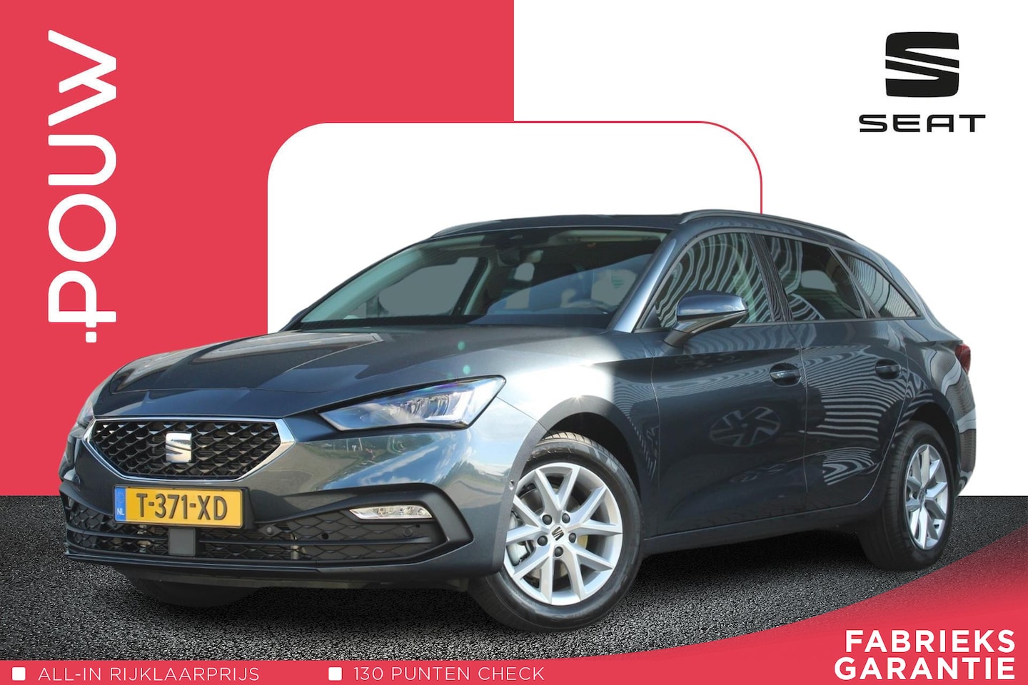 Seat Leon Sportstourer - 1.0 eTSI 110pk DSG Style Business Intense | Virtual Cockpit | Adaptive Cruise - AutoWereld.nl