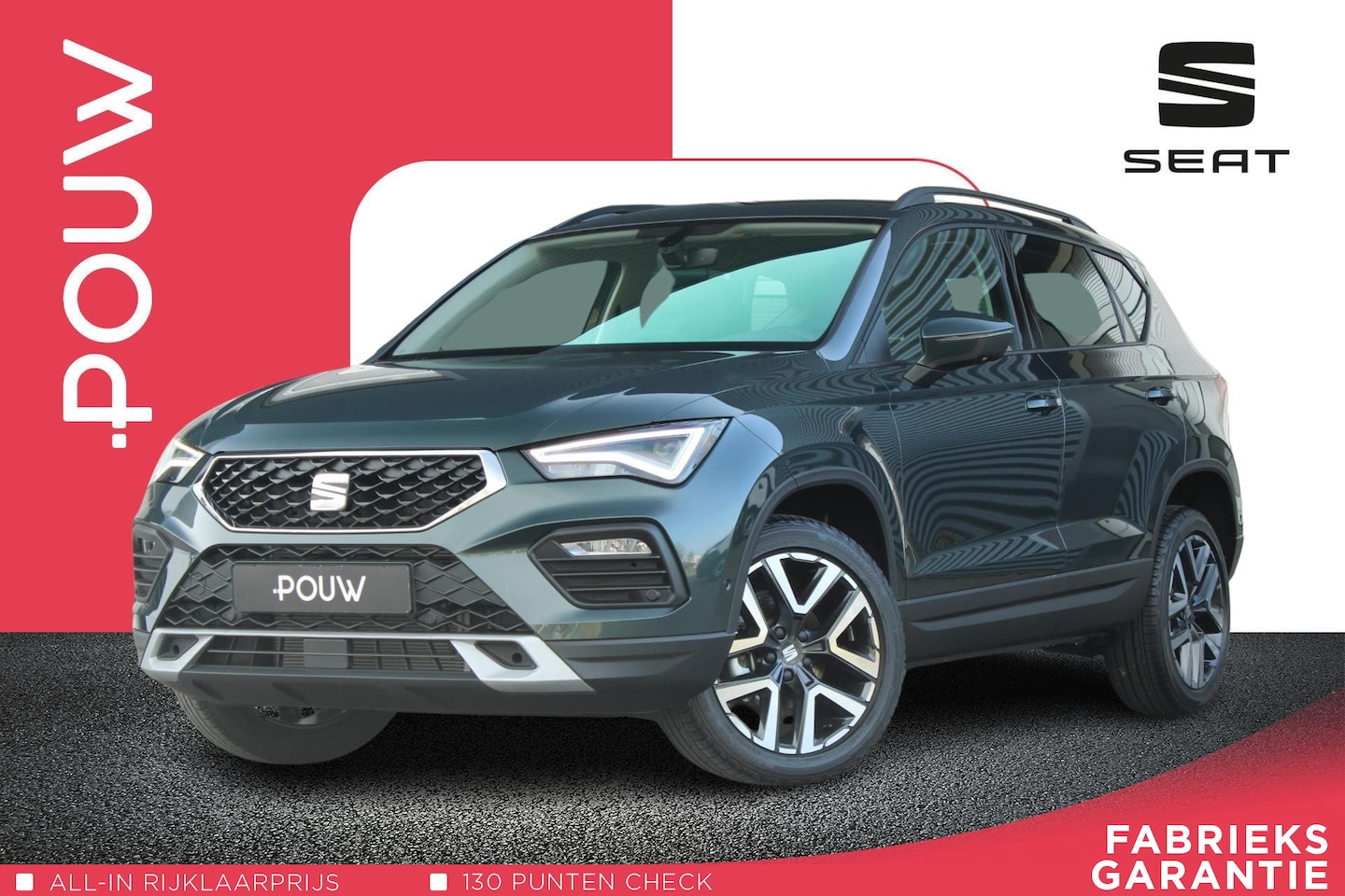 Seat Ateca - 1.5 TSI 150pk DSG Style Business Intense | Trekhaak | Stoel & Stuur Verwarming | Achteruit - AutoWereld.nl