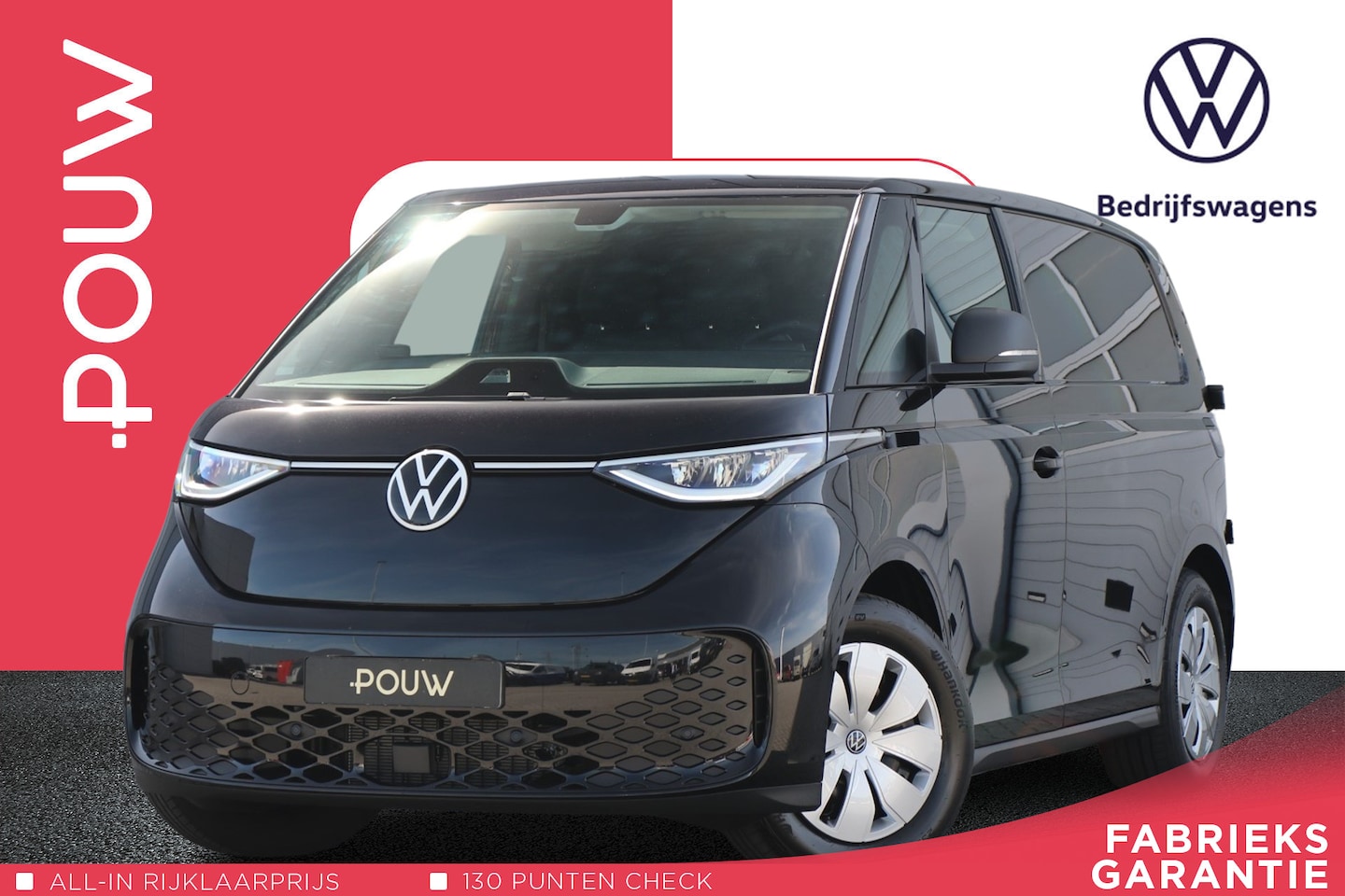 Volkswagen ID. Buzz Cargo - 204pk L1H1 77 kWh | Achterdeuren | Trekhaak | Bijrijdersbank - AutoWereld.nl