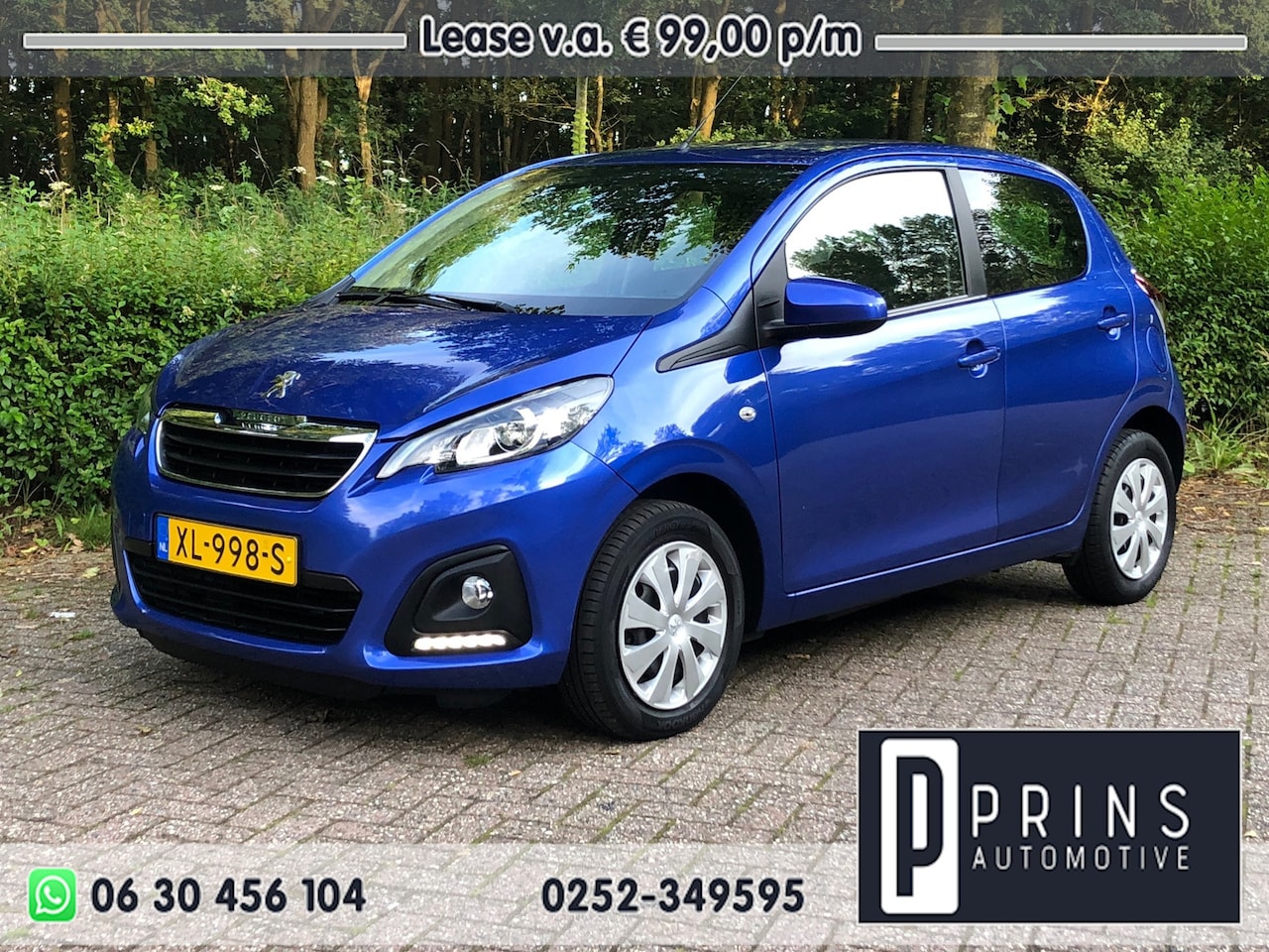 Peugeot 108 - 1.0 e-VTi|Active|Airco|Led|Handsfree|Elek.Pakket|Dealer ond. - AutoWereld.nl